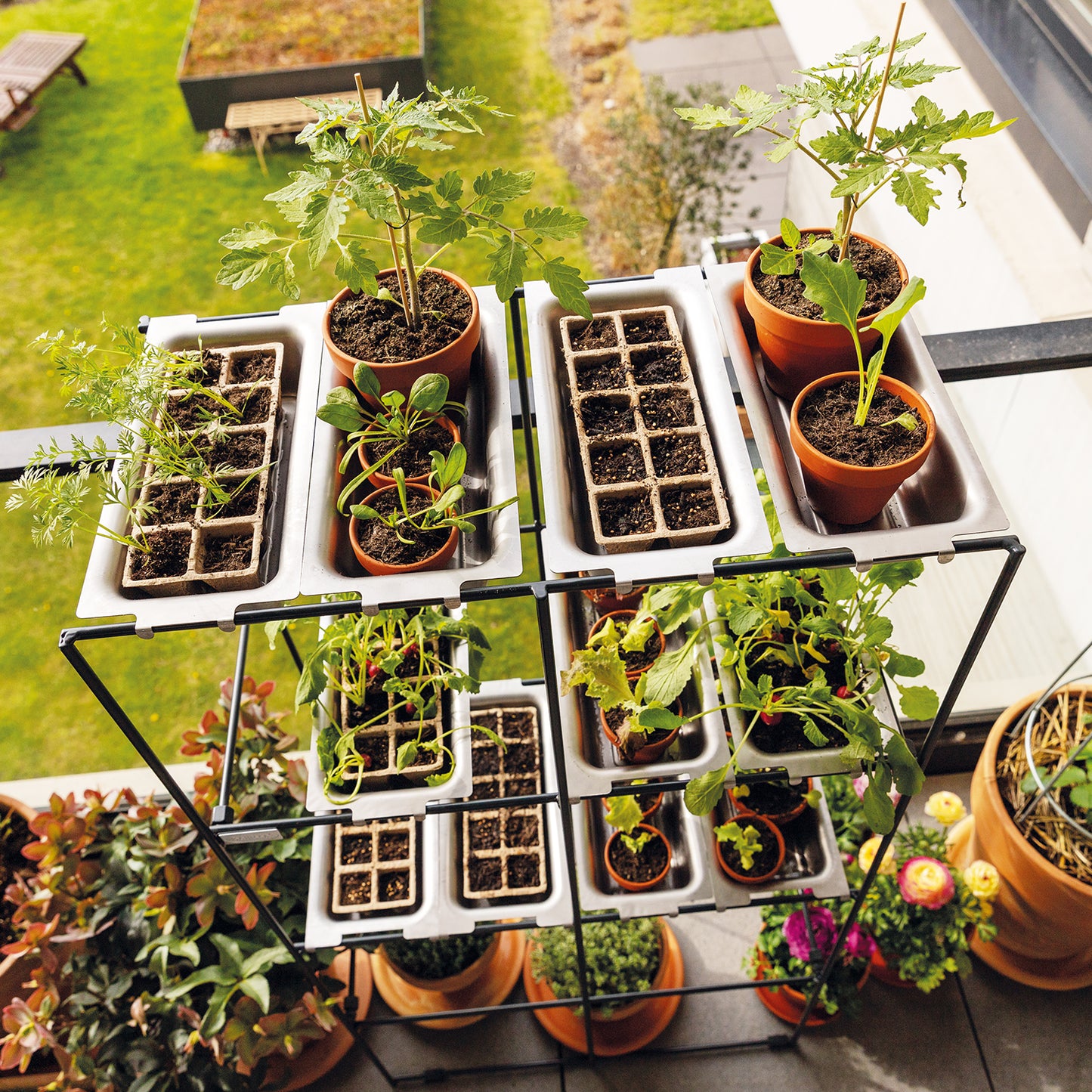 bellissa FILO Hängegarten Anzuchtwanne (2er Set)