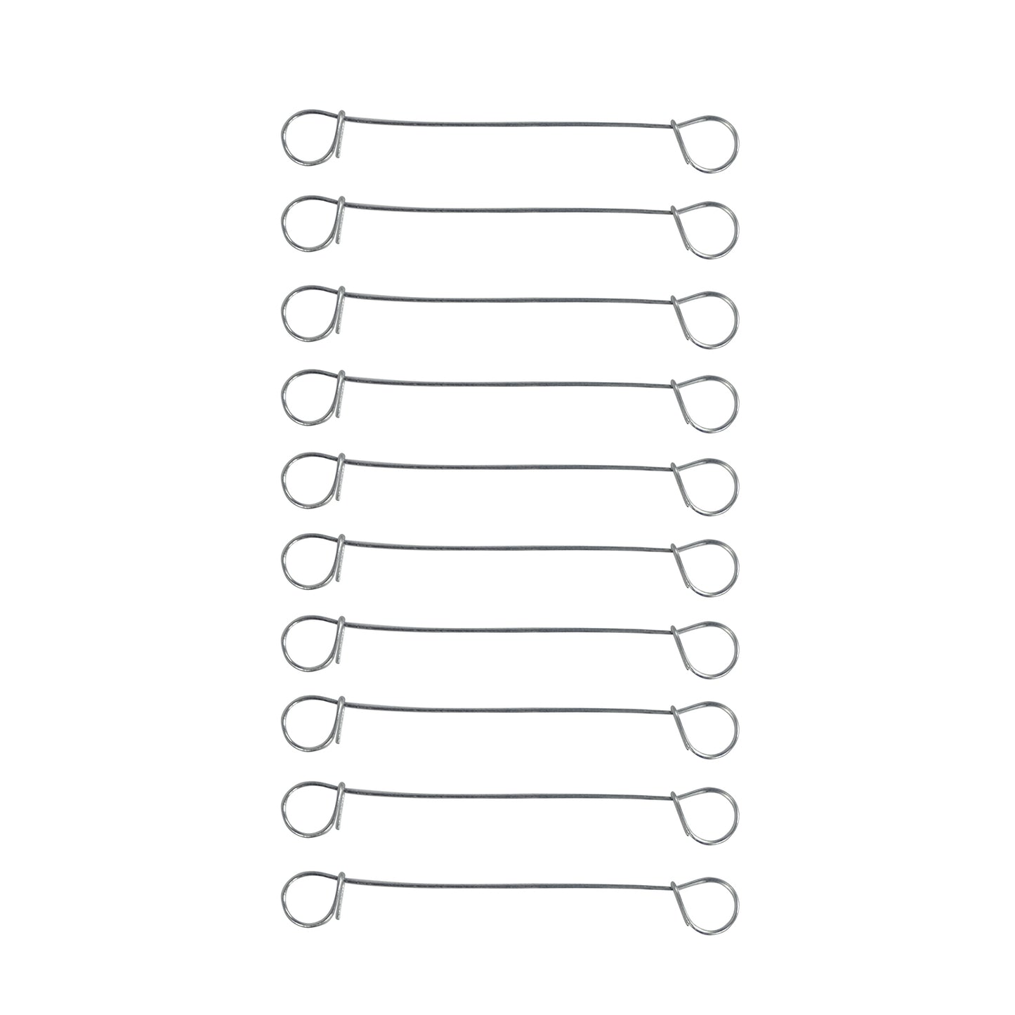 bellissa Turmverbinder (10er Set); L 10 x B 0.1 x H 1 cm, 1 mm verz. Stahl