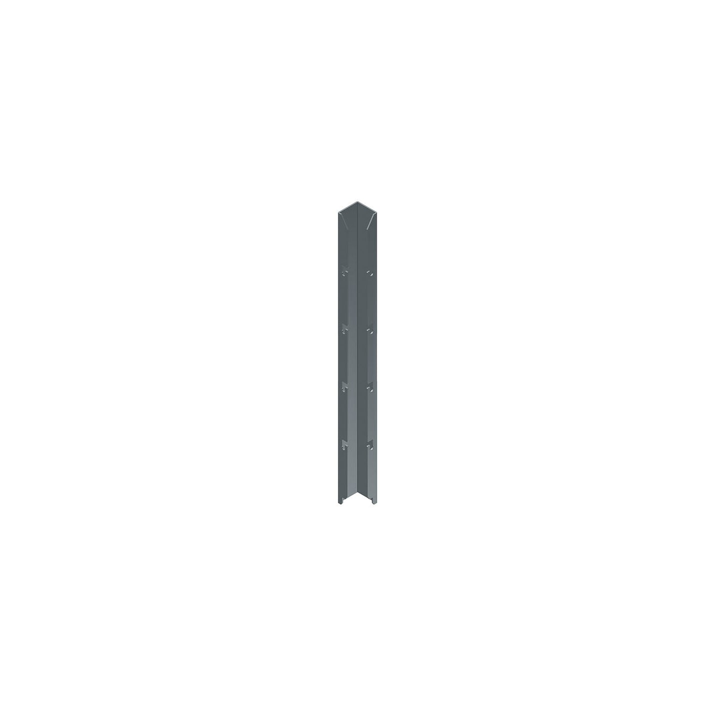 bellissa pannello 4er Set Winkelsegm.4x4x50 cm Cortenstahl 2 mm