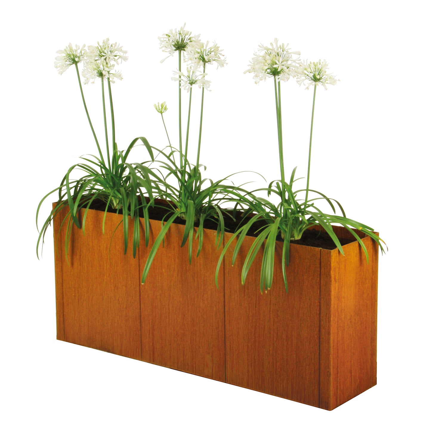 bellissa corten Hochbeet Pannello 116x44x80 cm