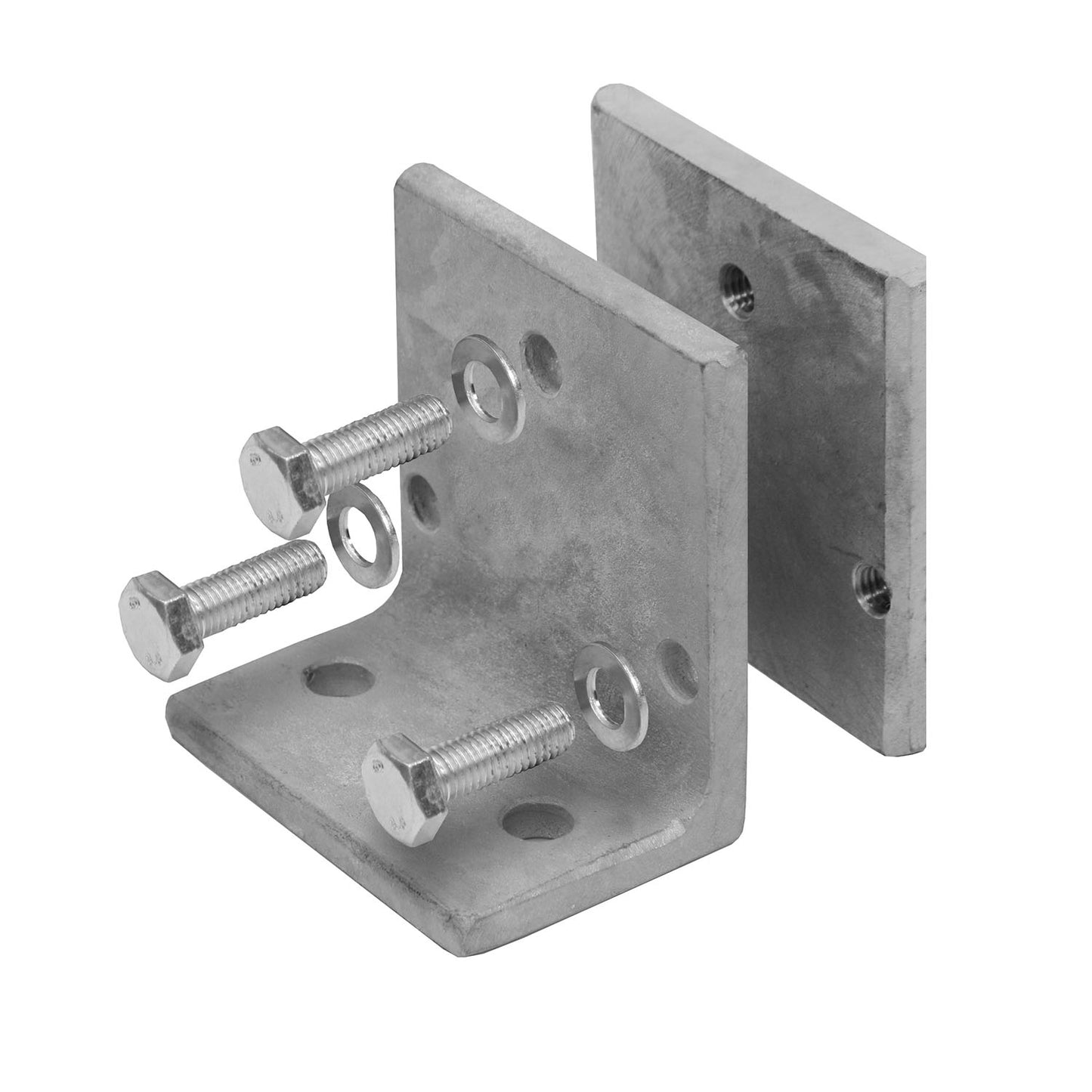 bellissa Winkelflansch für 10 x 3 cm Rohre (Schneckendusche) LxBxH 10 x 7,5 x 9,8 cm - ID: 67832828068214