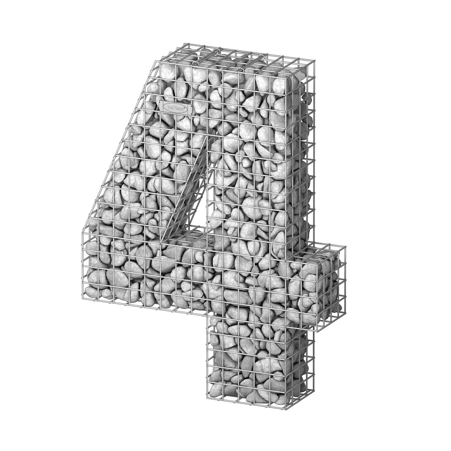 bellissa Gabionenziffer 4 100x75x20 cm