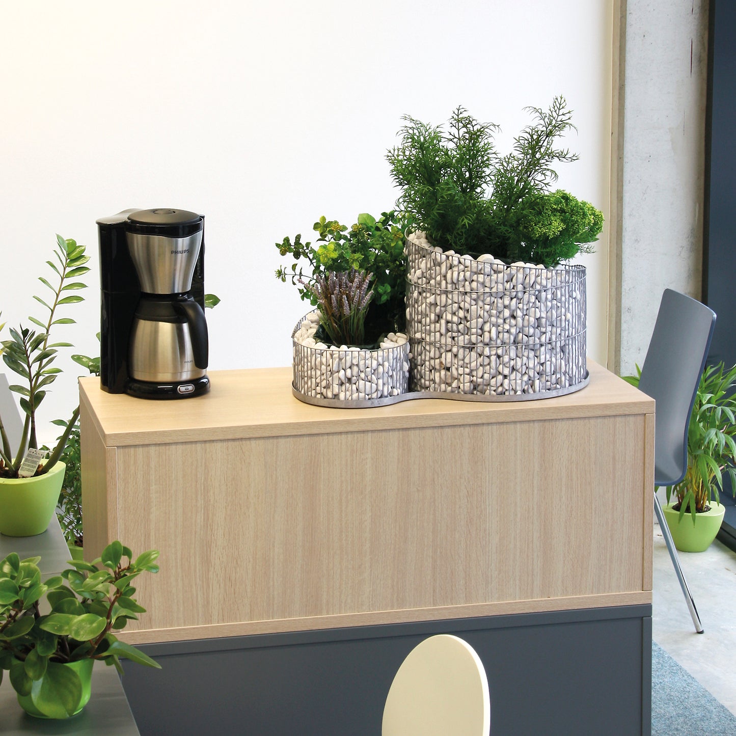 bellissa Kräuterspirale Balkon&Terrasse L57xB42xH29 cm inkl. Trennfolie