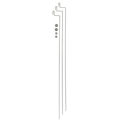 bellissa Insekten- & Vogeltränkenhalter Ø 15-35 cm x H146 cm, 6 mm, Stahl, verzinkt