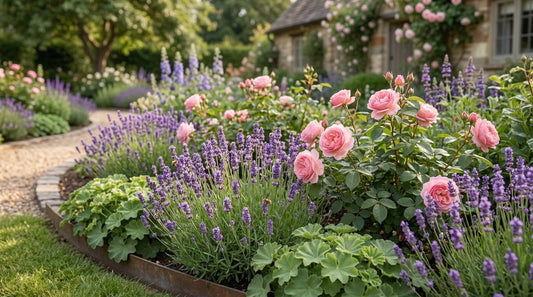 Pflanzen Kombinationen in Gartenbeeten