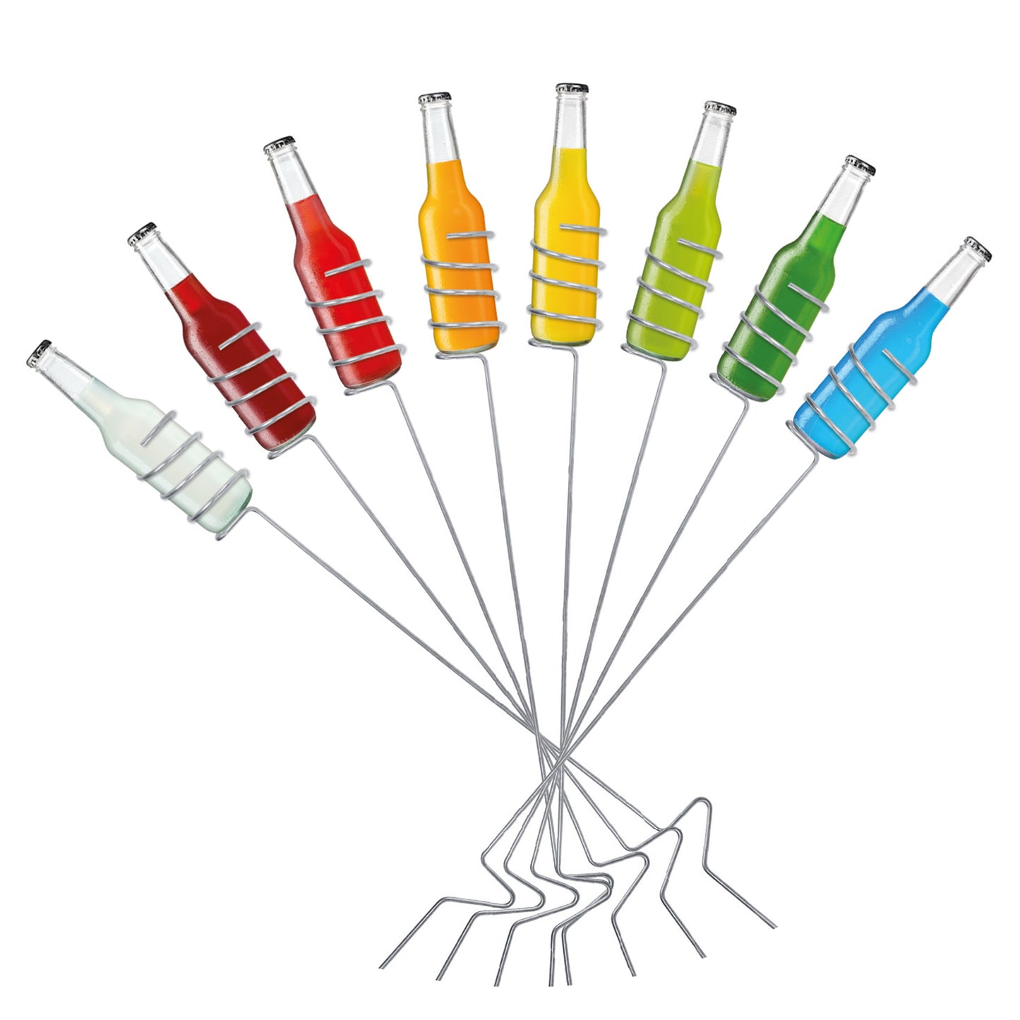 bellissa Bierflaschenhalter/Getränkehalter 100 cm für Flaschen bis Ø 79 mm