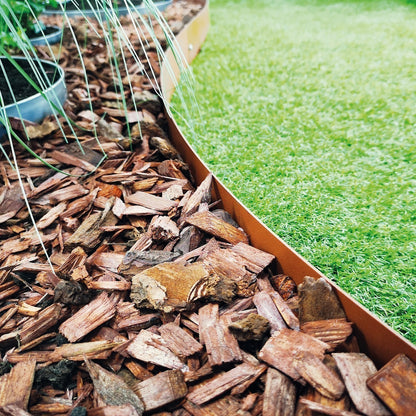 GartenAZ Rasenkante spina Metall corten 103x16 cm - ID: 70408805187958