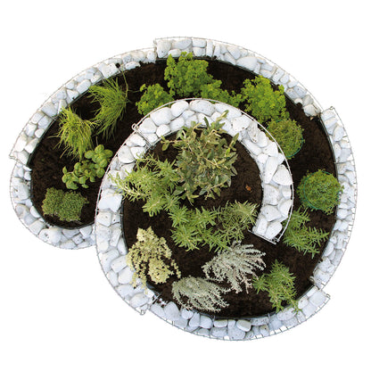 bellissa Grünkraut Kräuterspirale rund 140x110x80 cm