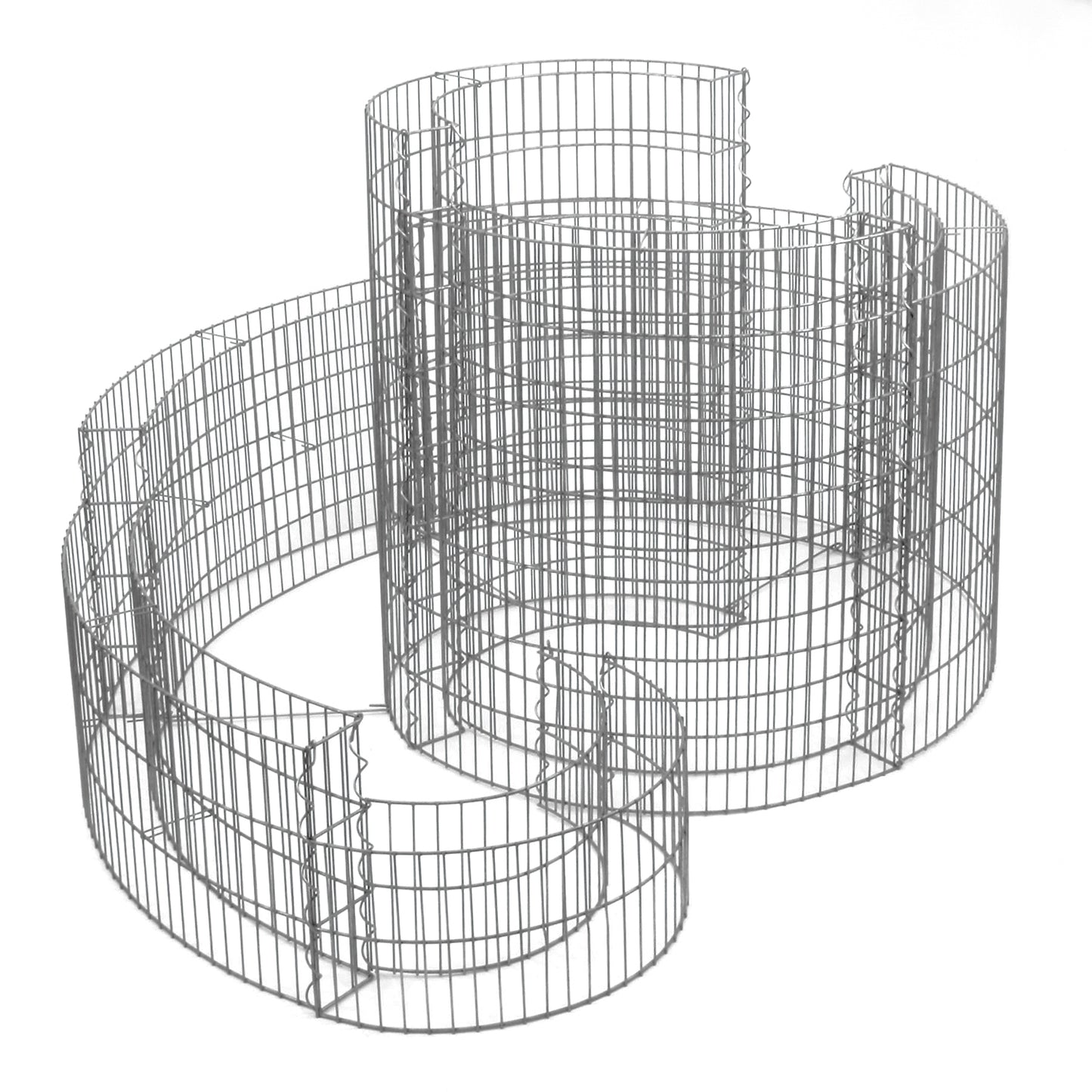 bellissa Grünkraut Kräuterspirale rund 140x110x80 cm