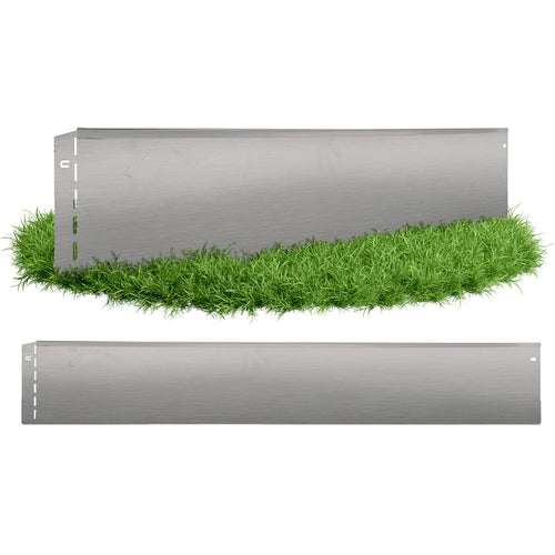 GartenAZ Metall Rasenkante verzinkt 103x13 cm, Nutzlänge 100 cm