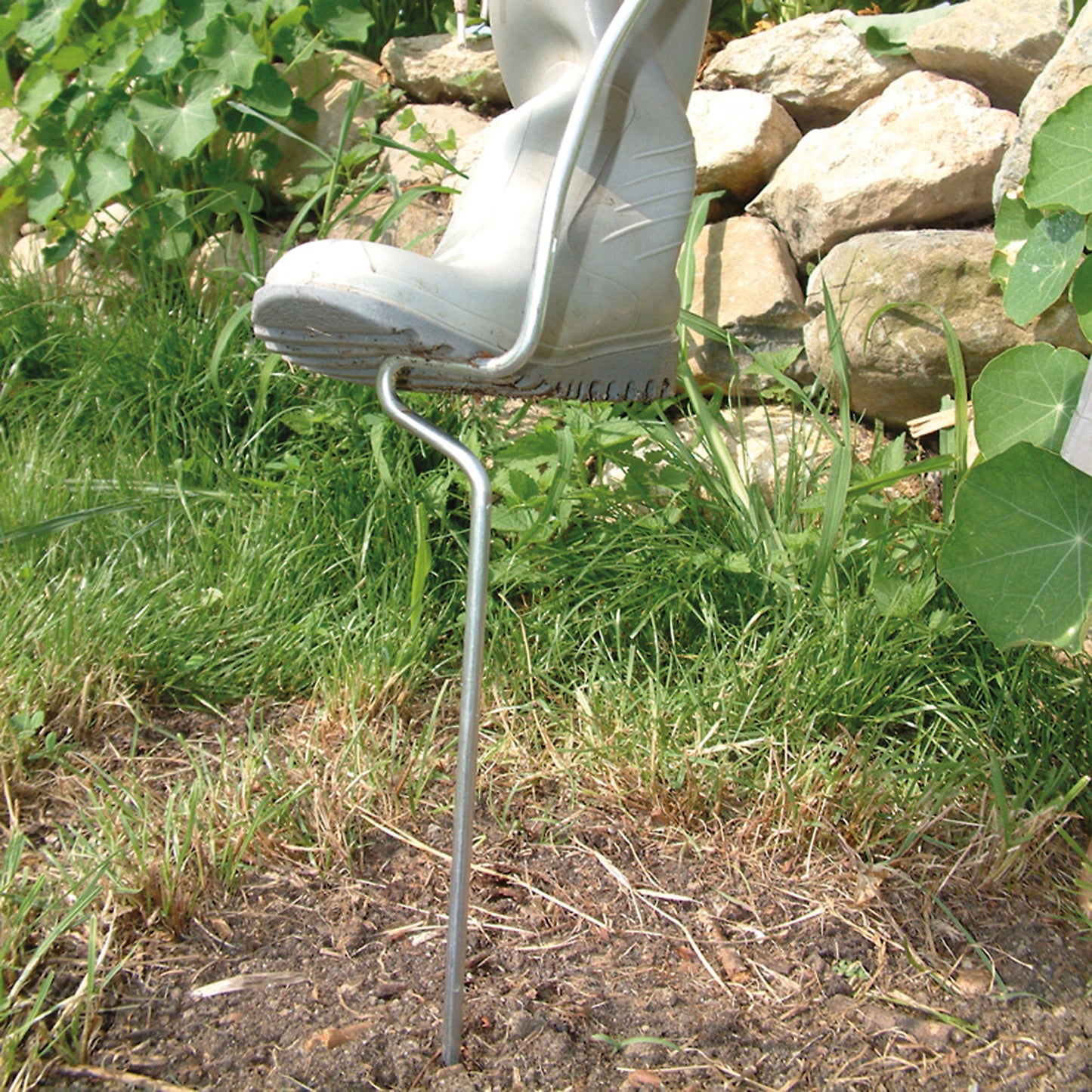 bellissa verzinkte Tomatenspirale mit Tritt 170 cm Ø 6mm