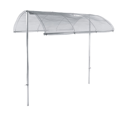 bellissa Tomatendach; L 150 x B 120 x H 125-185 cm, Alu Gewebe + Rohre