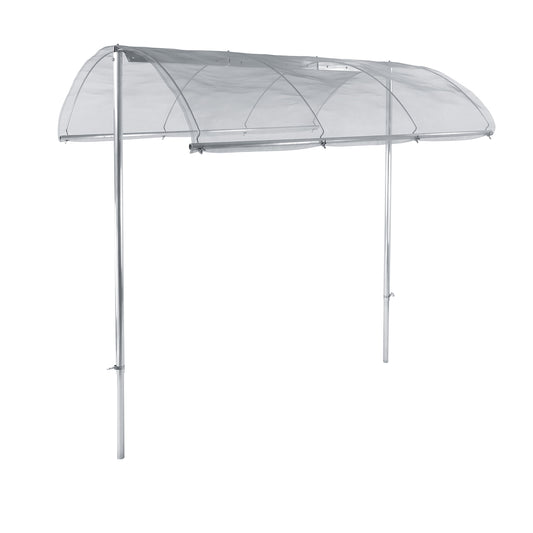 bellissa Tomatendach; L 150 x B 120 x H 125-185 cm, Alu Gewebe + Rohre