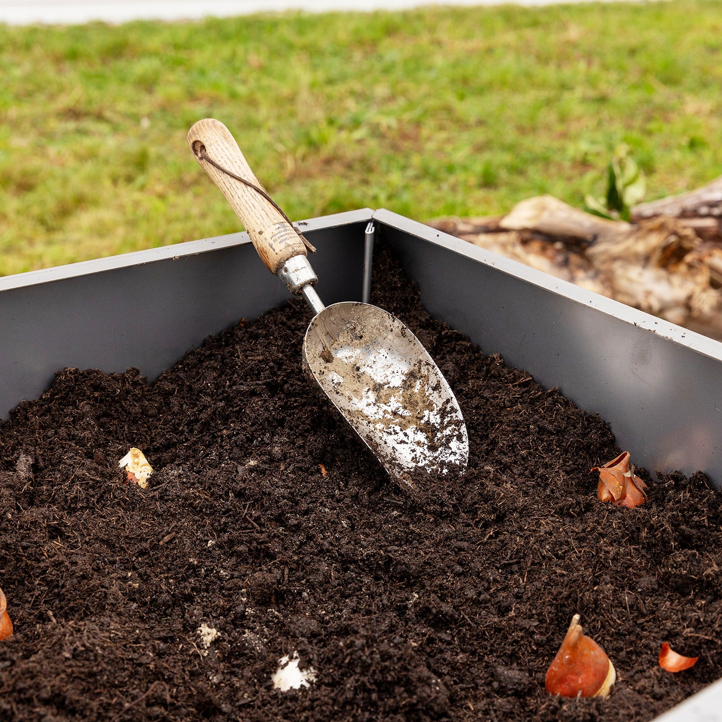 bellissa Vertikalbeet Rahmen M; L 75 x B 75 x H 20 cm, 1.5 mm Corten