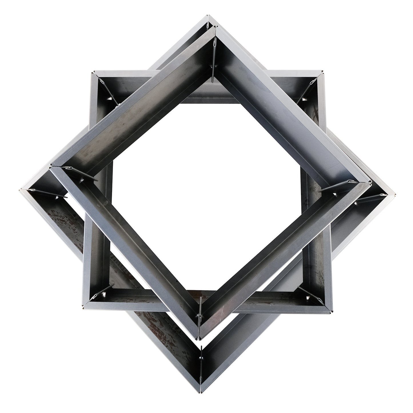 bellissa Turmbeet; L 100 x B 100 x H 70 cm, 1.5 mm Corten, 3 Rahmen