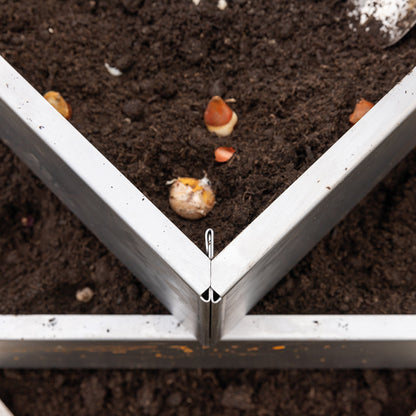 bellissa Turmbeet; L 100 x B 100 x H 70 cm, 1.5 mm Corten, 3 Rahmen