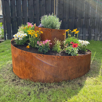 bellissa Kräuterspirale Corten 130x140xH80 cm - ID: 70409126052214
