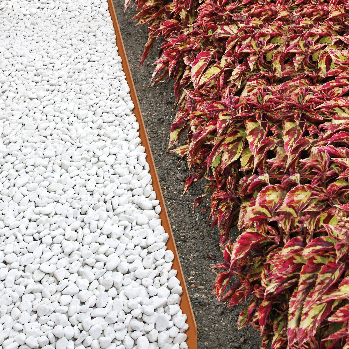 bellissa Rasenkante corten 118x20 cm, Nutzlänge 115 cm