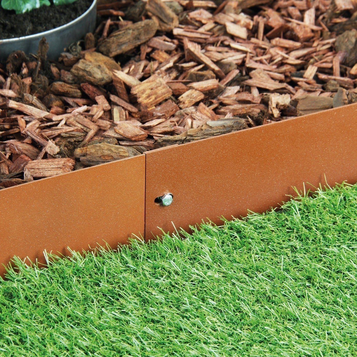 GartenAZ Rasenkante spina Metall corten 103x16 cm - ID: 70440434565494