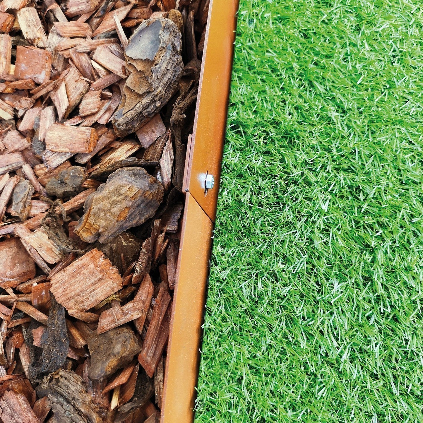 GartenAZ Rasenkante spina Metall corten 103x16 cm - ID: 70440434860406