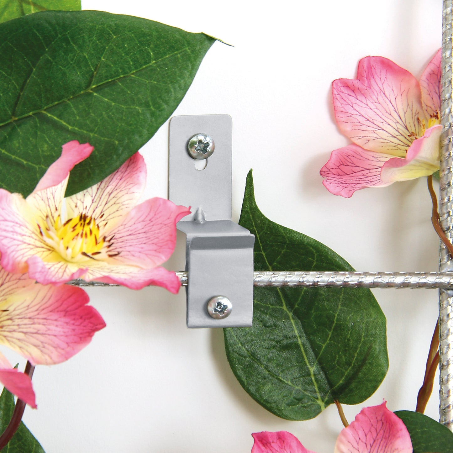 bellissa Spalier Abstandshalter Edelstahl 4er Set mit Dübel Schrauben Rankgitter Säule Spirale Gitte