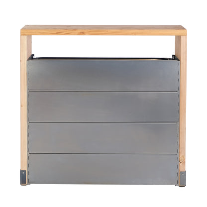 bellissa INALTO M4 vertikales Hochbeet einseitig bepflanzbar 100x32x100 cm