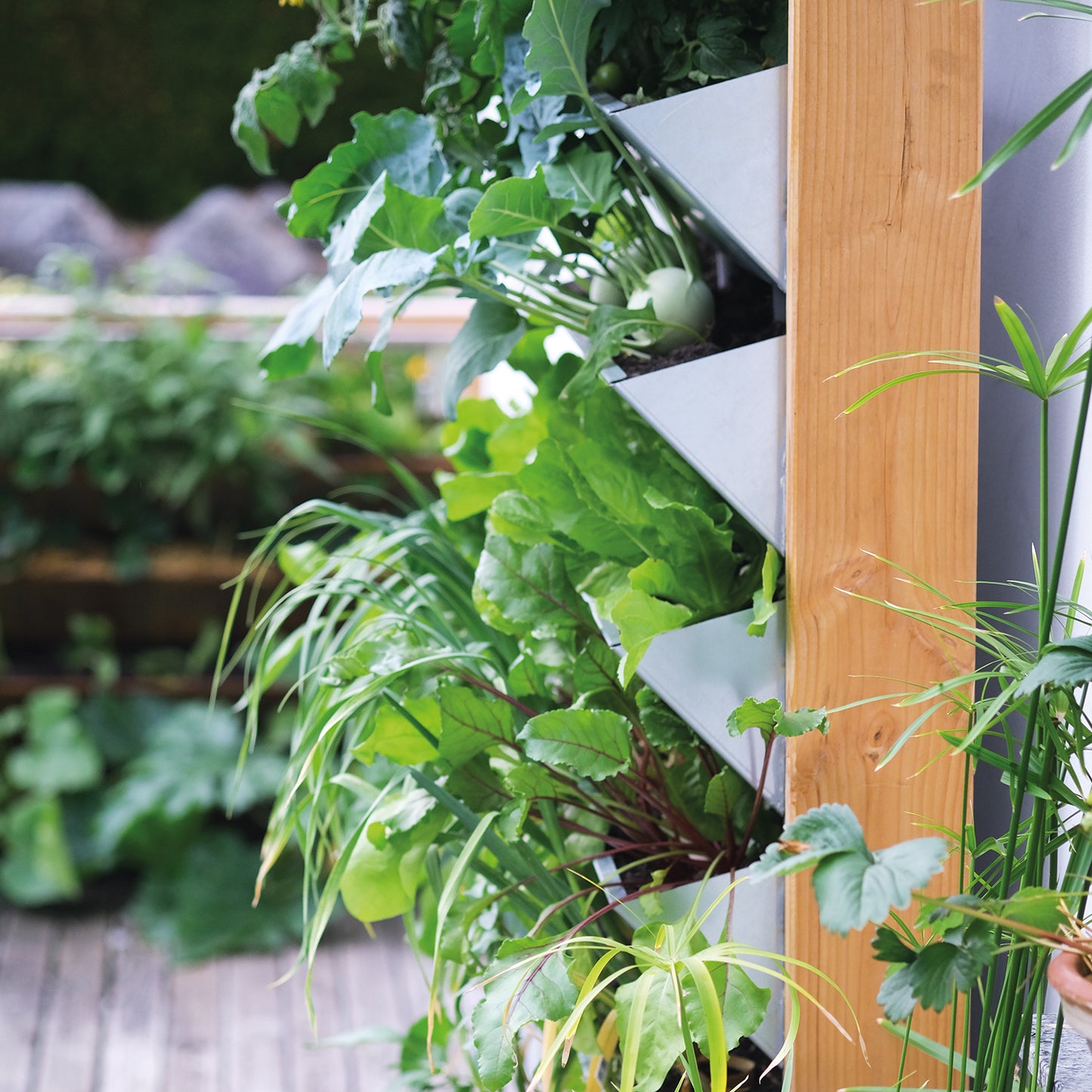 bellissa INALTO L8 vertikales Hochbeet einseitig bepflanzbar 100x32x180 cm