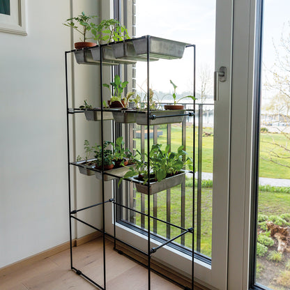 bellissa FILO Anzuchtregal Set 2x4 inkl. 4 Anzuchtwannen & 4 Fachböden - ID: 70688351158646
