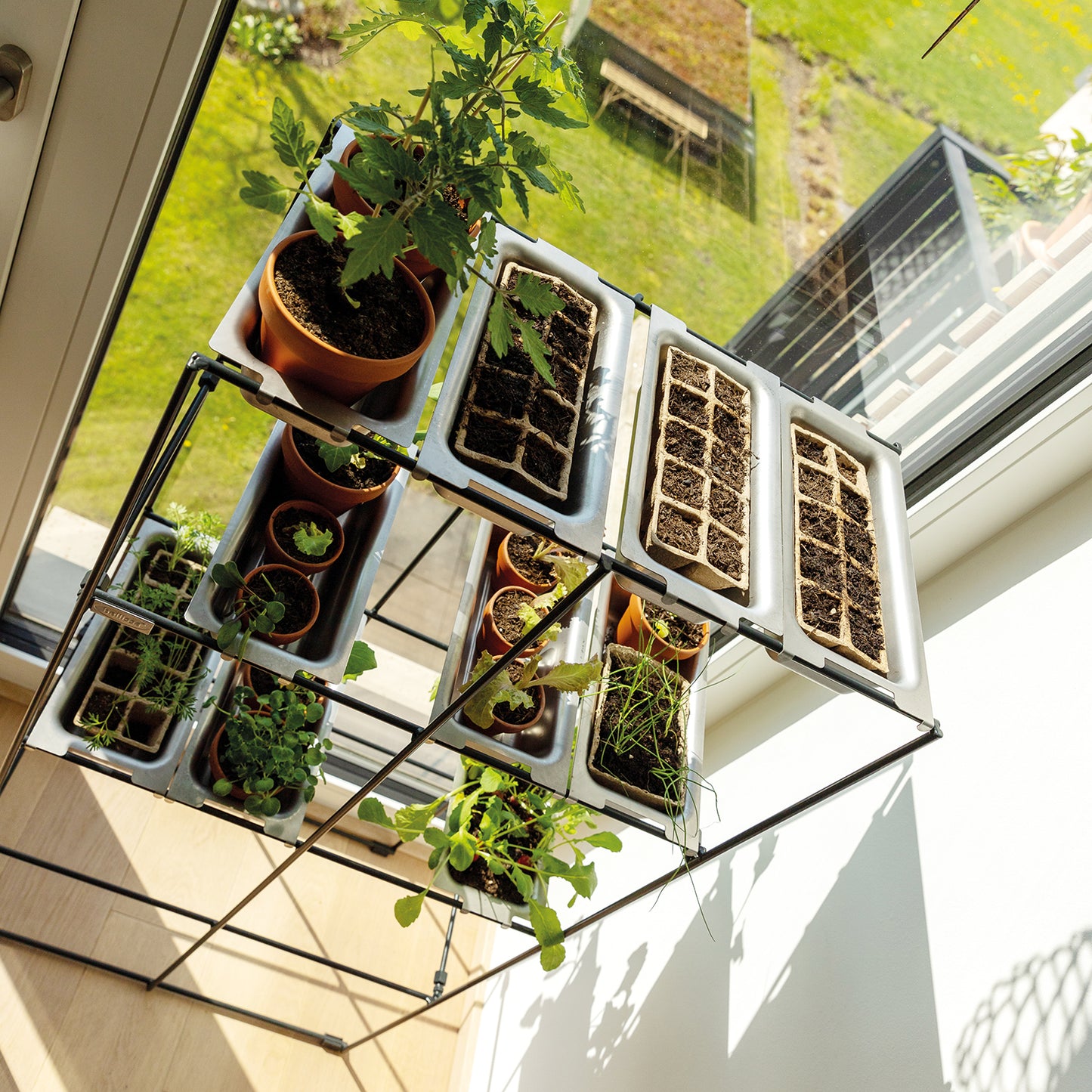 bellissa Vertikales Pflanzregal FILO 2 x 4