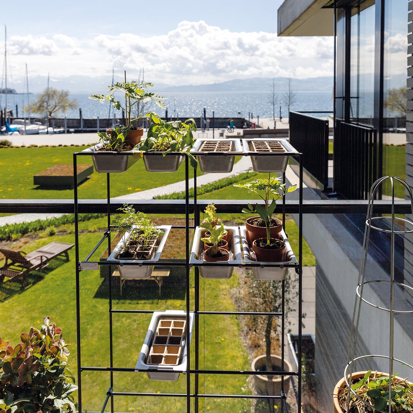 bellissa Vertikales Pflanzregal FILO 2 x 4