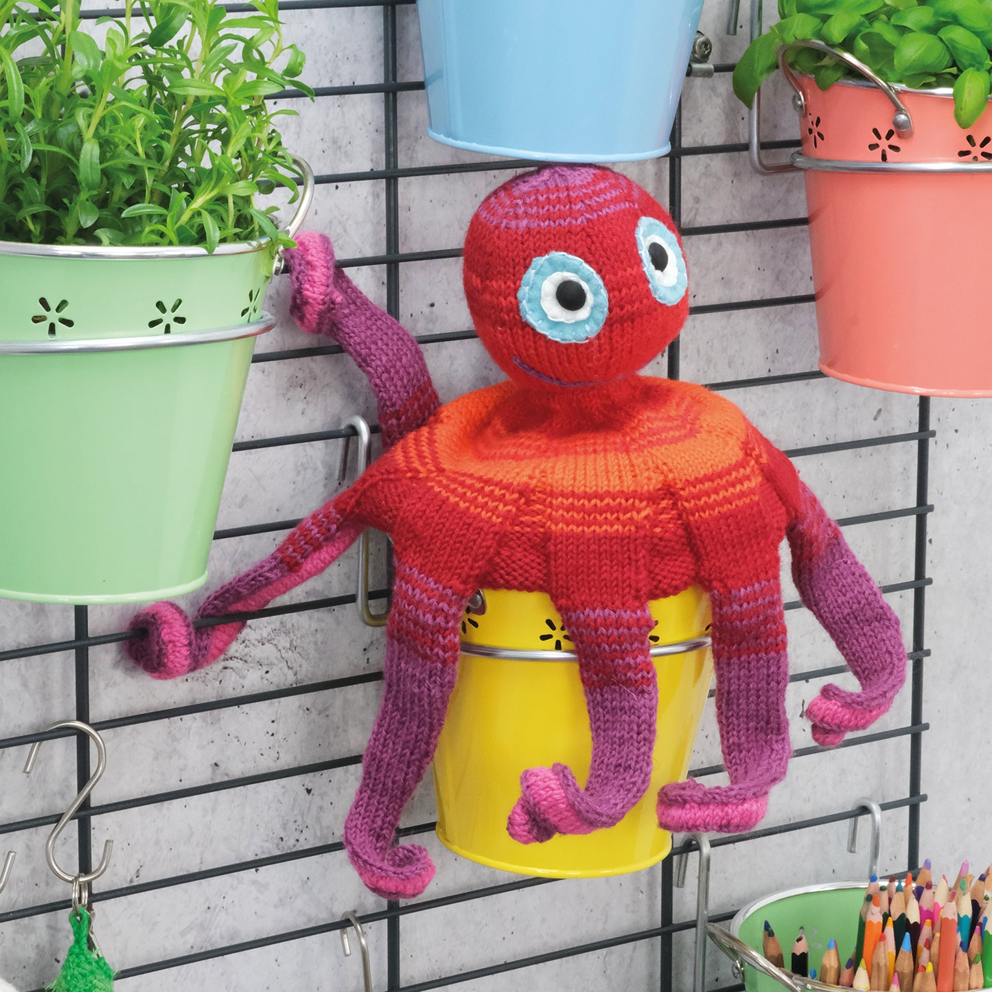 Wandgarten FERMO Gitter & Befestigungs Set