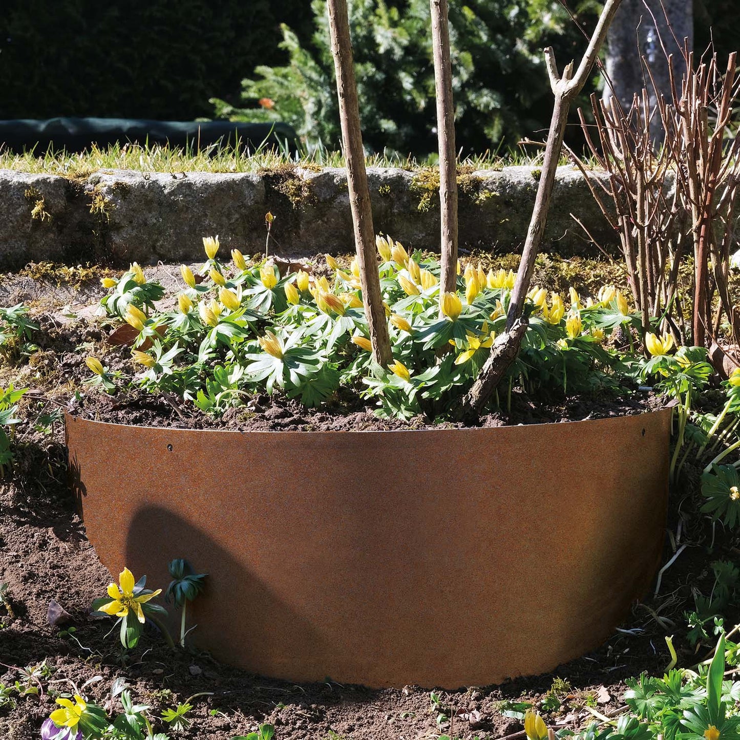 bellissa Hangpflanzschale Collina Corten