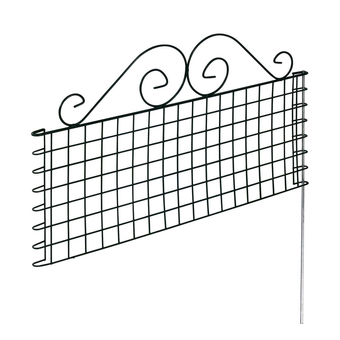 bellissa Rabattenzaun Ambiente mit Schnörkel 76x44 cm - ID: 67832264753526