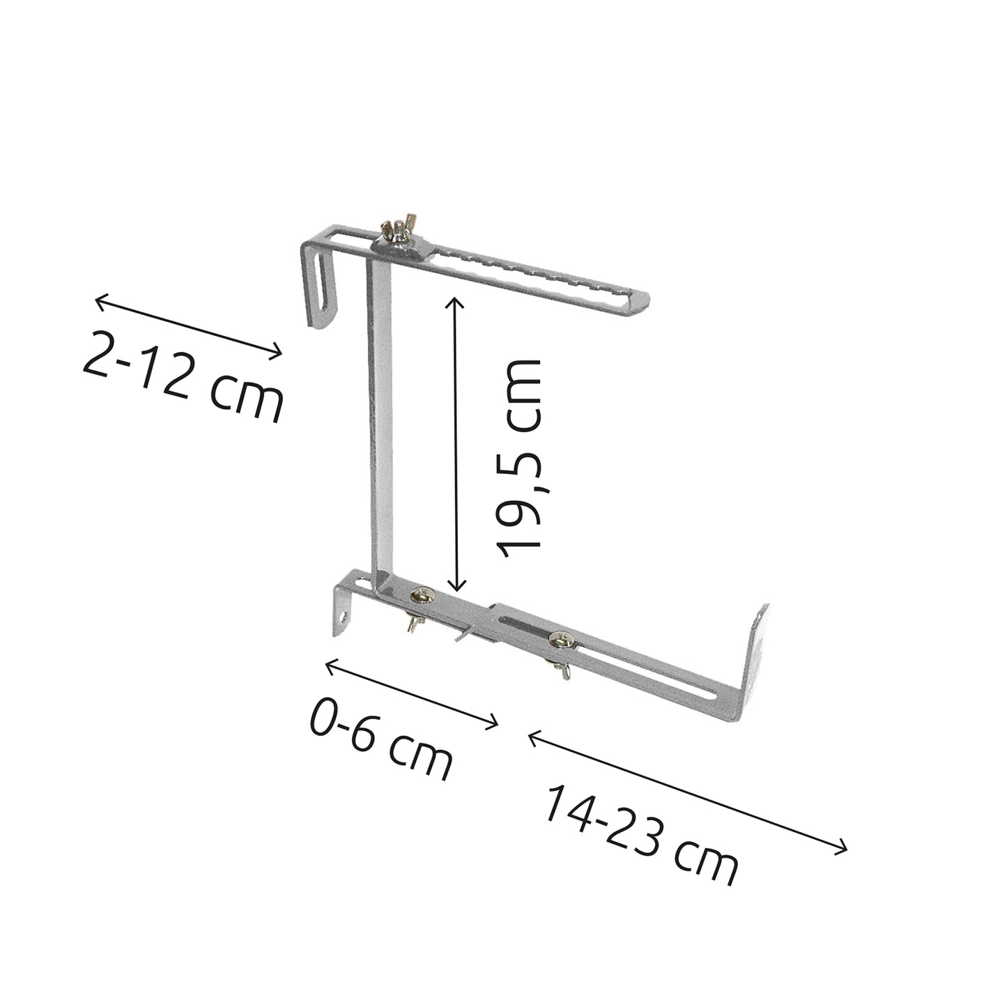 bellissa Blumenkastenhalter schwer, belastbar bis 30kg/Paar