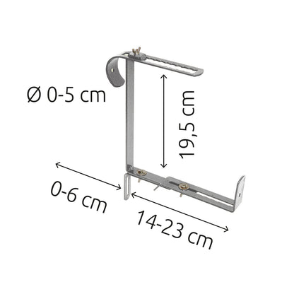 bellissa Blumenkastenhalter schwer, belastbar bis 30kg/Paar