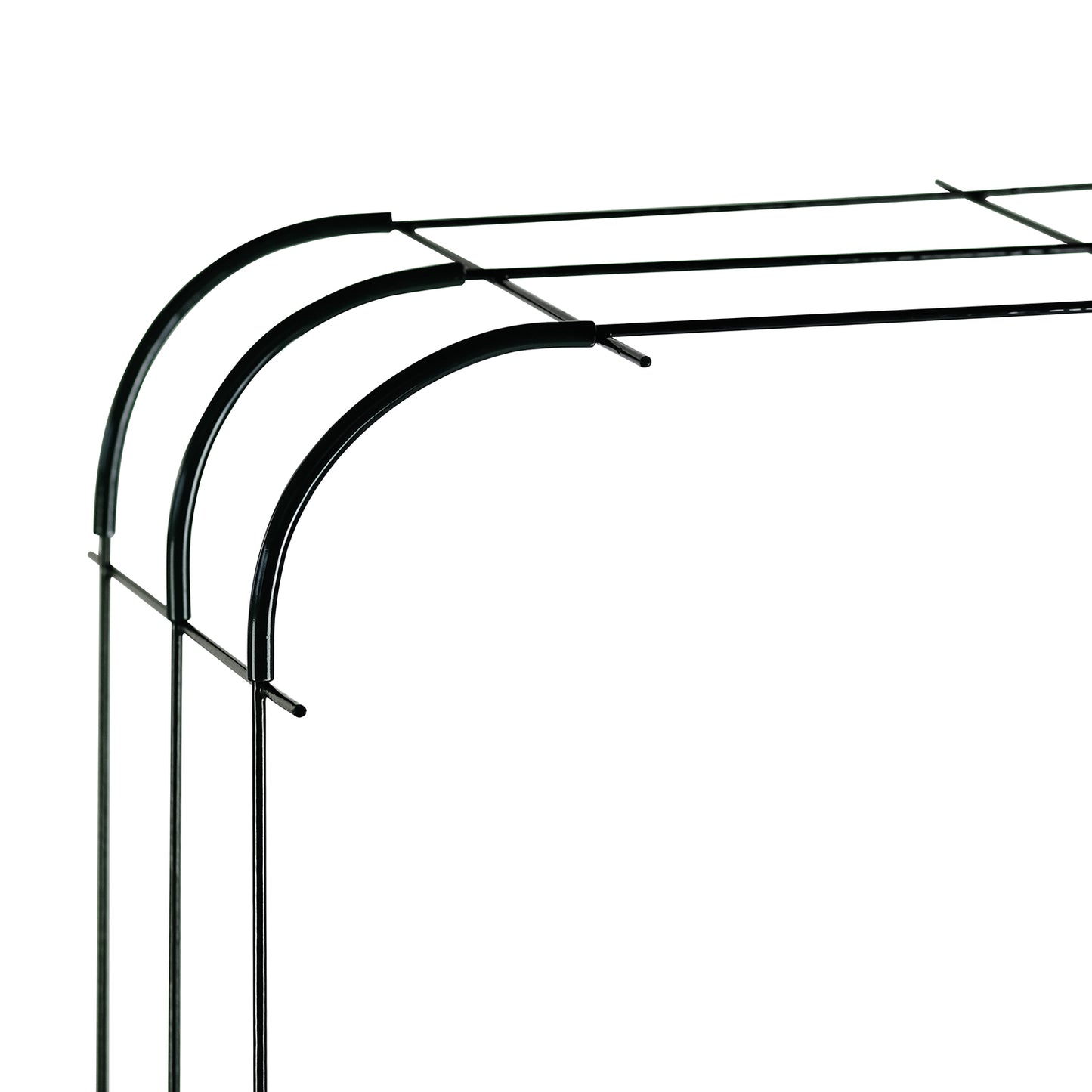 bellissa Rankhilfe Andybell M Set: 3x Rankgitter Andybell M & 6 Rankgitter Verbinder Andybell 90°; L 70 x B 73 x H 70 cm, Pulver besch. grün, 4 mm