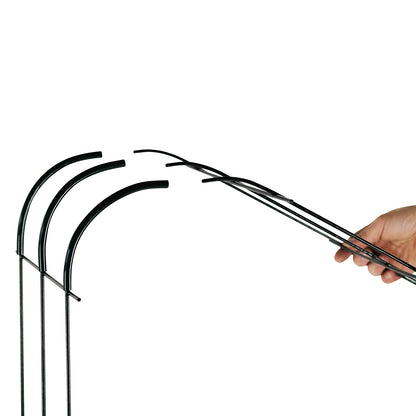 bellissa Rankhilfe Andybell M Set: 3x Rankgitter Andybell M & 6 Rankgitter Verbinder Andybell 90°; L 70 x B 73 x H 70 cm, Pulver besch. grün, 4 mm