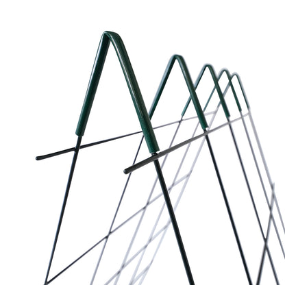 bellissa Rankgitter Verbinder Andybell 45° (6er Set); L 11 x B 1 x H 11 cm, Pulver besch., 1.5 mm verz.