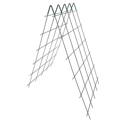 bellissa Rankgitter Verbinder Andybell 45° (6er Set); L 11 x B 1 x H 11 cm, Pulver besch., 1.5 mm verz.