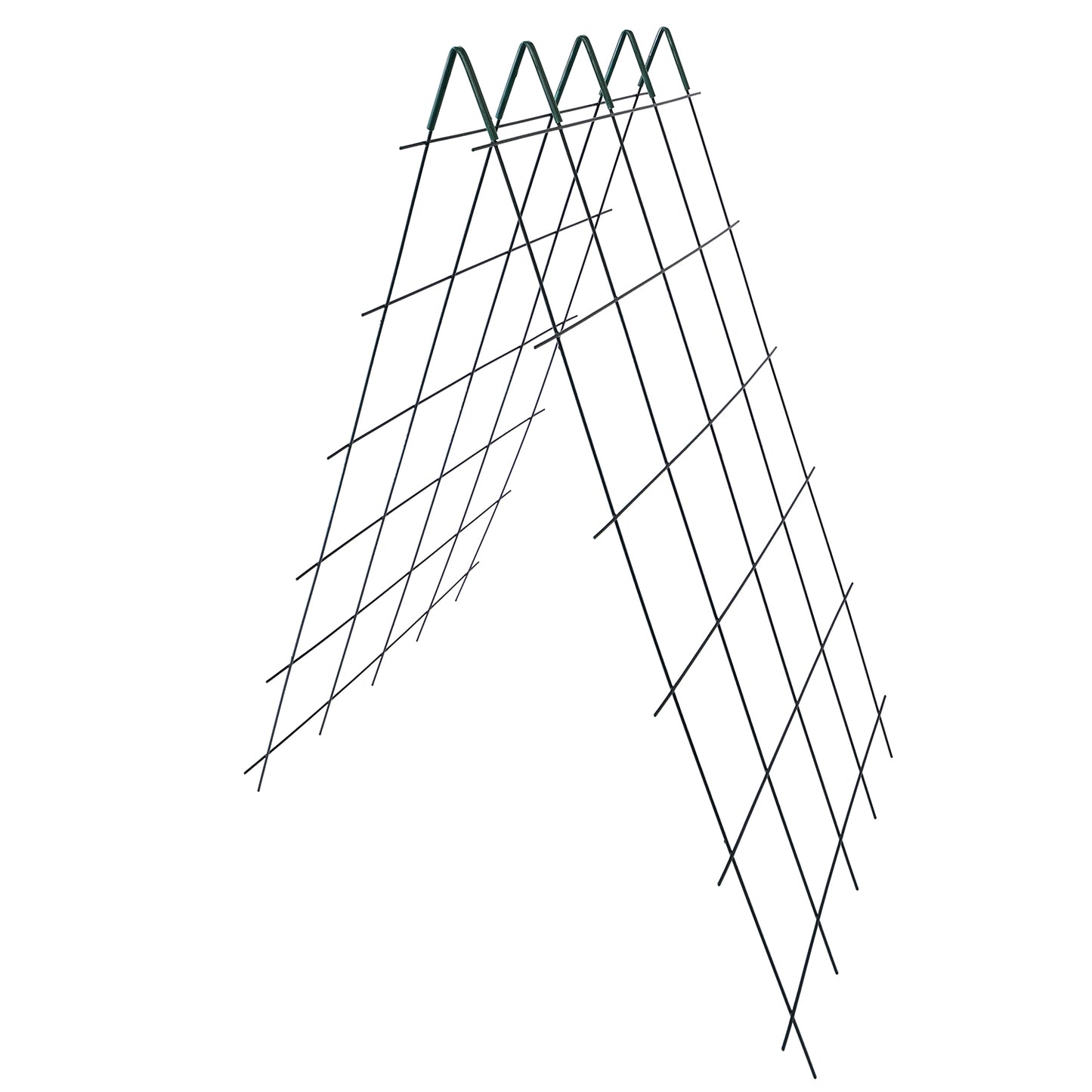 bellissa Rankgitter Verbinder Andybell 45° (6er Set); L 11 x B 1 x H 11 cm, Pulver besch., 1.5 mm verz.