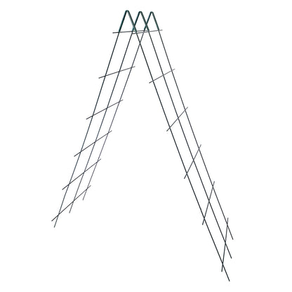 bellissa Rankgitter Verbinder Andybell 45° (6er Set); L 11 x B 1 x H 11 cm, Pulver besch., 1.5 mm verz.