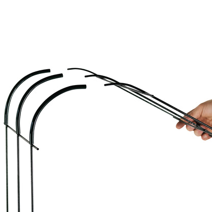 bellissa Rankgitter Verbinder Andybell 90° (6er Set); L 13 x B 1 x H 13 cm, Pulver besch., 1.5 mm verz.