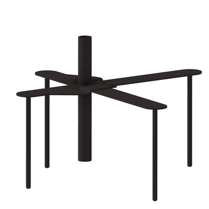 bellissa Pflanzstabhalter Schmetterling; L 23 x B 23 x H 13 cm, Topf Ø25 cm, 1,4 mm verz.