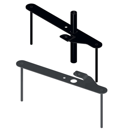 bellissa Pflanzstabhalter Schmetterling; L 23 x B 23 x H 13 cm, Topf Ø25 cm, 1,4 mm verz.