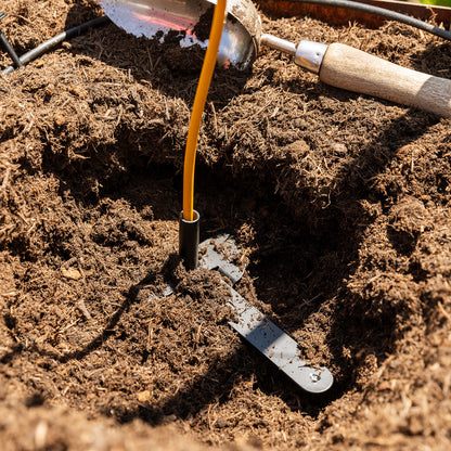 bellissa Pflanzstabhalter Schmetterling; L 23 x B 23 x H 13 cm, Topf Ø25 cm, 1,4 mm verz.