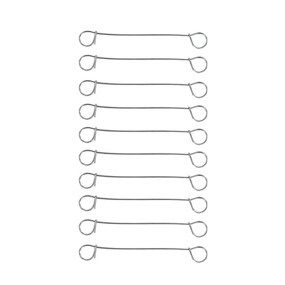 bellissa Turmverbinder (10er Set); L 10 x B 0.1 x H 1 cm, 1 mm verz. Stahl