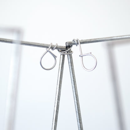 bellissa Turmverbinder (10er Set); L 10 x B 0.1 x H 1 cm, 1 mm verz. Stahl