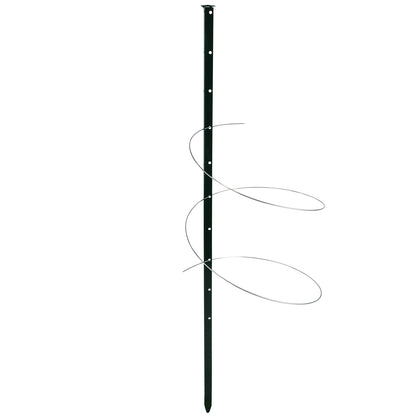 bellissa Pflanzstab Timo 100 G; L 3 x B 3 x H 100 cm, Pulver besch., 1.5 mm verz.