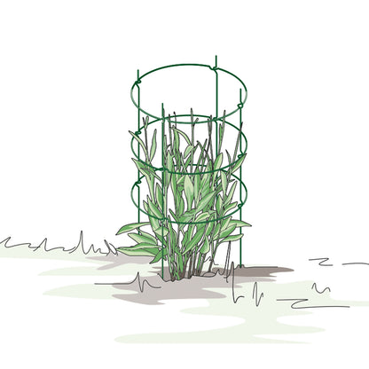 bellissa Staudenstütze FALTER:43,5 x B 43,5 x H 78 cm, grün