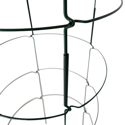 bellissa Rankgitter Verbinder für Staudenstütze FALTER (4er Set); L 13x B 1 x H 15 cm, Pulver besch., 1.5 mm verz.